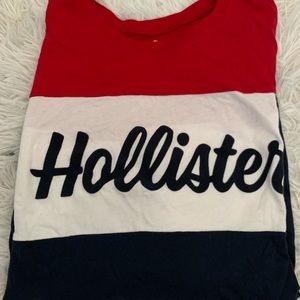 Hollister Long Sleeve ❤️🤍💙